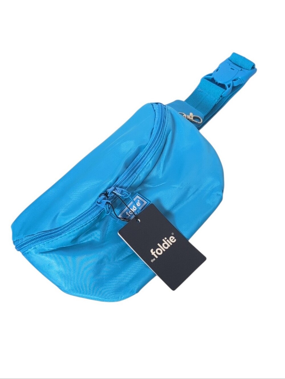 The Foldie Anti-Theft Crossbody Bag Azure Blue
